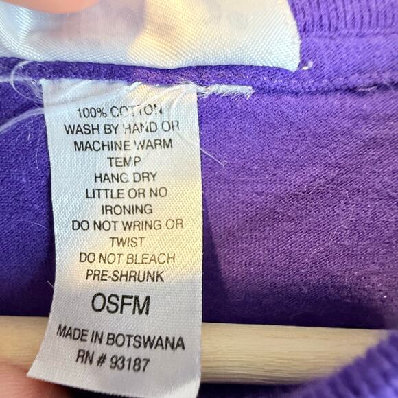 Vintage Crazy Cat Lady Lollipop Purple Night Sleep Shirt Oversized Tee One Size - Picture 5 of 7